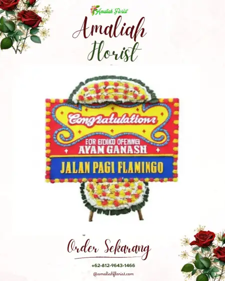 Sewa Papan Bunga Kota Bambu Utara